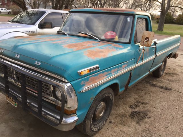 1970 Ford F-100, Light Blue