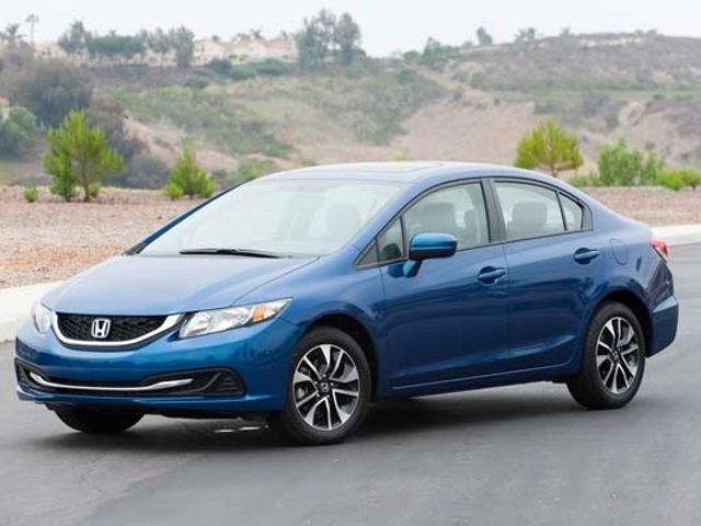 2014 Honda Civic EX, Dyno Blue Pearl (Blue), Front Wheel