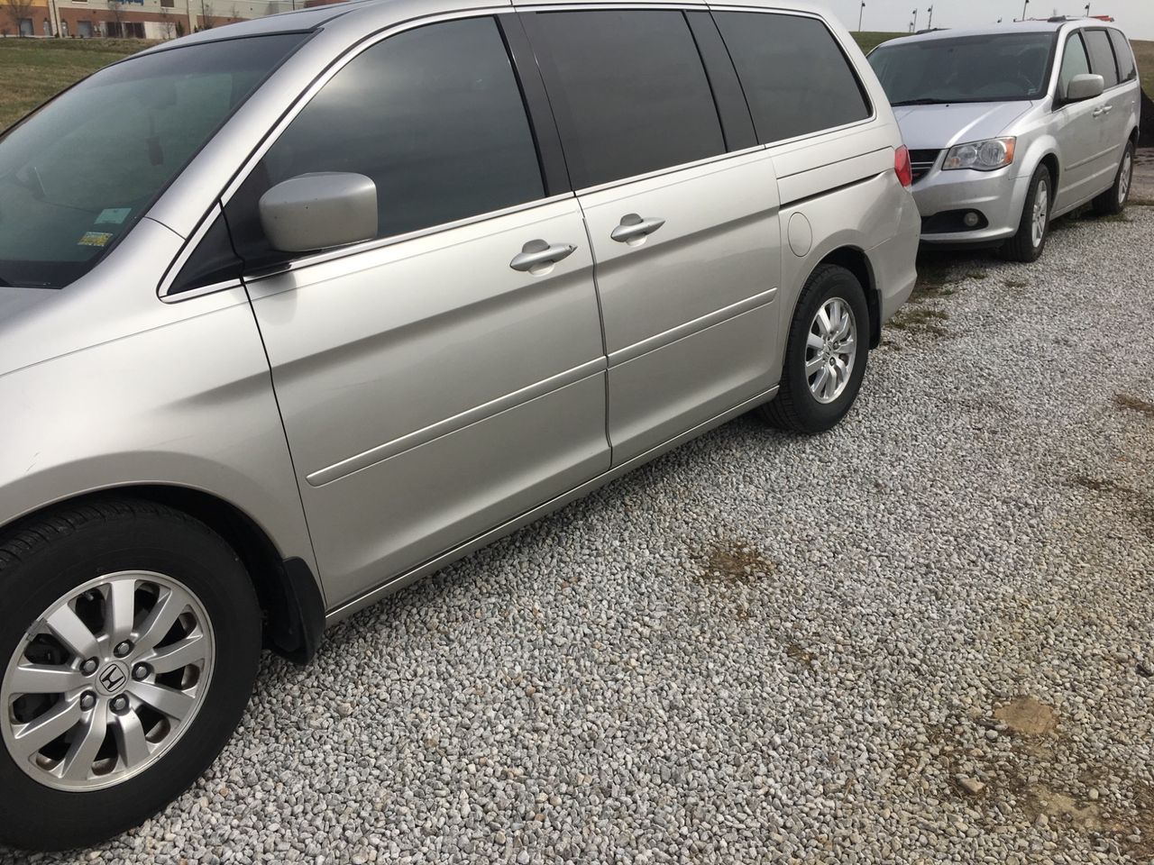 2008 Honda Odyssey EX-L | Kansas City, MO, Nimbus Grey Metallic (Gray), Front Wheel